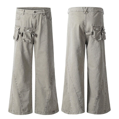 Washed Paratrooper Utility Cargo Pants